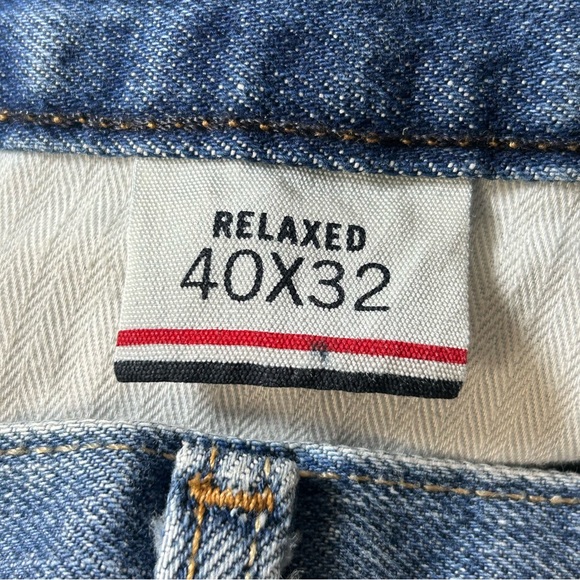 Tommy Hilfiger Jeans Men’s Black Denim Straight Leg Relaxed Fit 40x32 Mexico - Picture 8 of 9